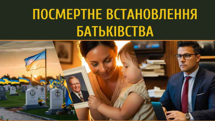 Посмертне встановлення батьківства – нова послуга