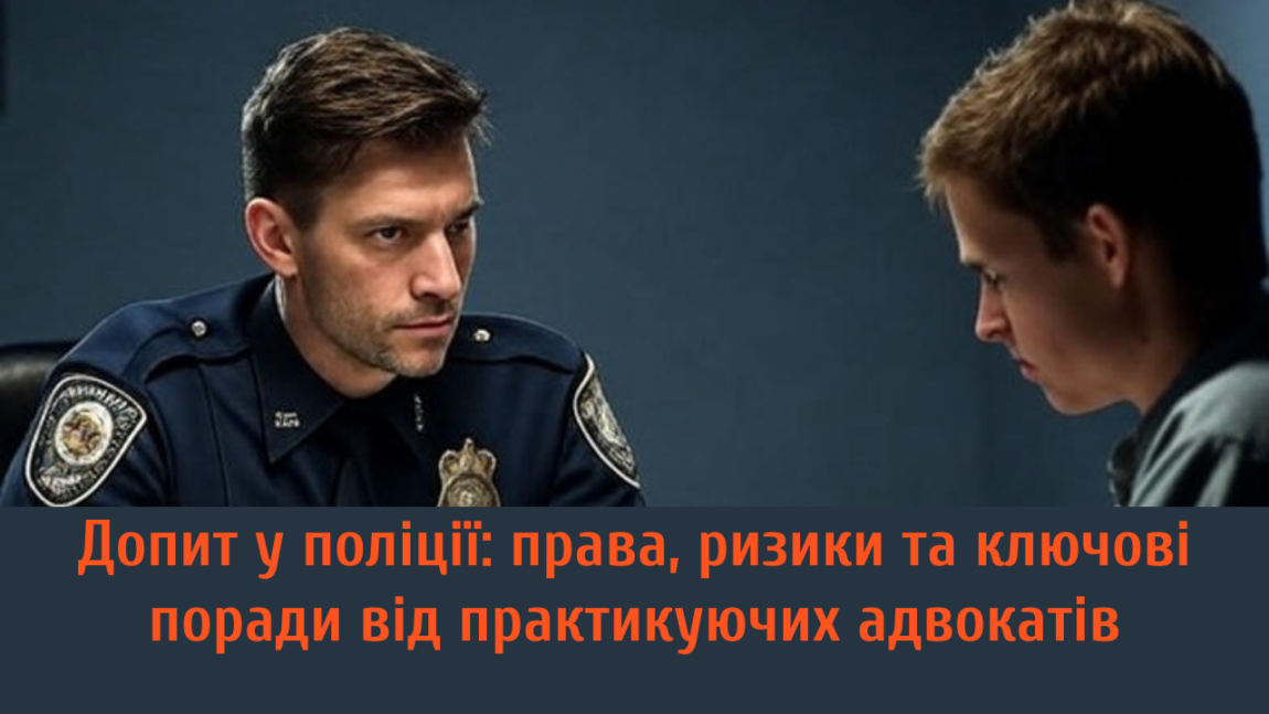 Допит у поліції: права, ризики та ключові поради від практикуючих адвокатів
