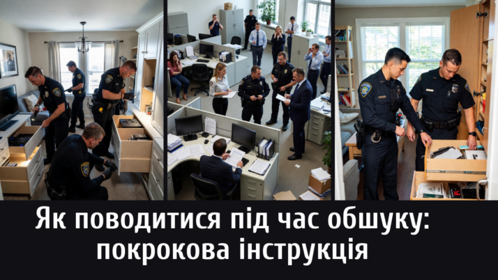 Як поводитися під час обшуку: покрокова інструкція