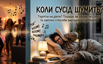 Коли сусід шумить: що робити, щоб не опинитись крайнім