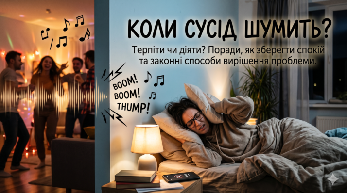 Коли сусід шумить: що робити, щоб не опинитись крайнім