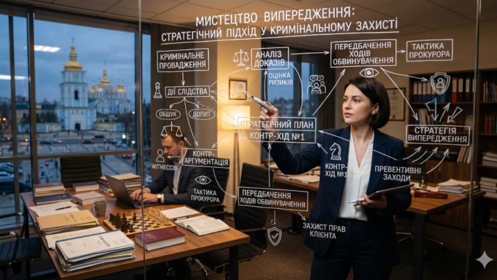 Мистецтво випередження: Що таке стратегічний підхід у кримінальному захисті